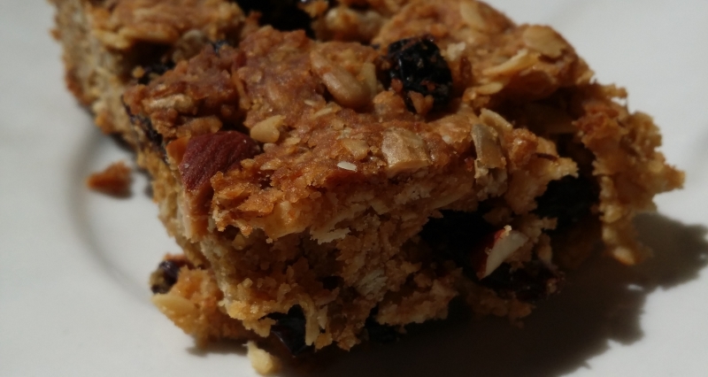 Muesli slice recipe for hiking