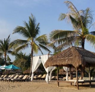 The immaculate beach along the waterfront, Nusa Dua, Bali