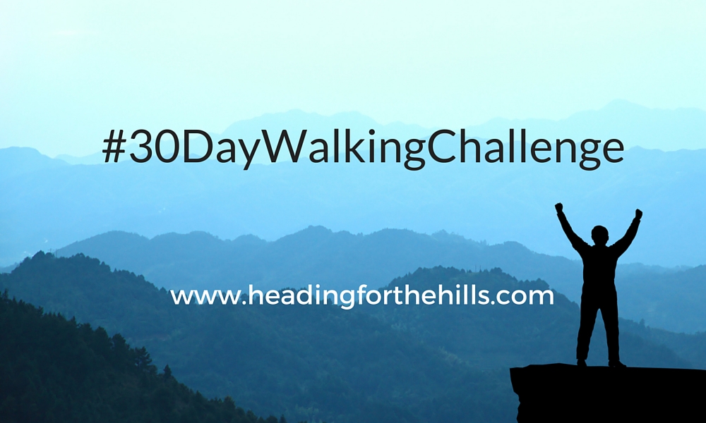 30 days of walking during the 30 Day Walking Challenge